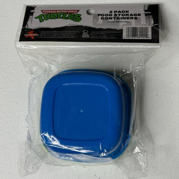 TMNT Teenage Mutant Ninja Turtles 2 Pack Food Storage Containers Cowabunga - Picture 4 of 4